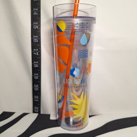 NWOT Liquid IV Tumbler with Straw w/out box - Picture 1 of 4